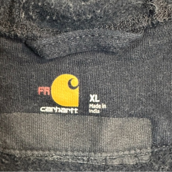 Carhartt Navy Blue Hoodie Men’s Size XL - Picture 8 of 9